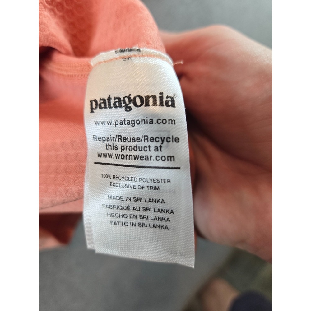 Patagonia Capilene Midweight Top Womens Medium‎ Peach Crew Base Layer Gorpcore - Picture 5 of 9